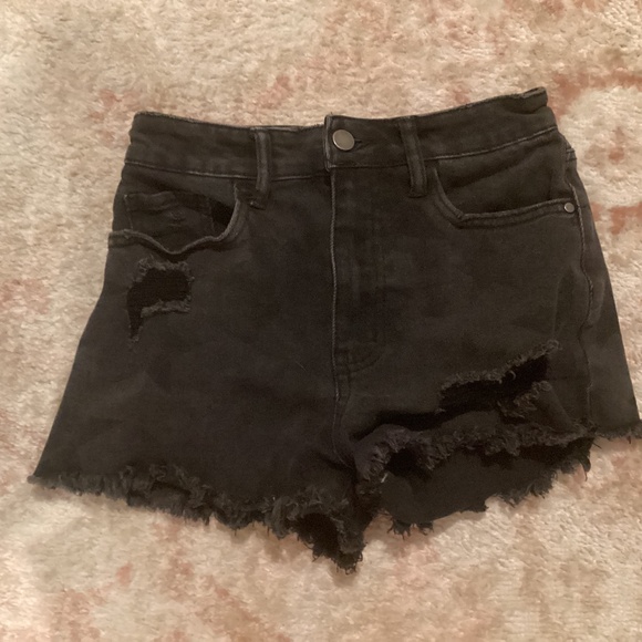 Black jean shorts! - Picture 1 of 5